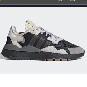 Adidas Nite Jogger black white grey core carbon men’s 6, women’s 7